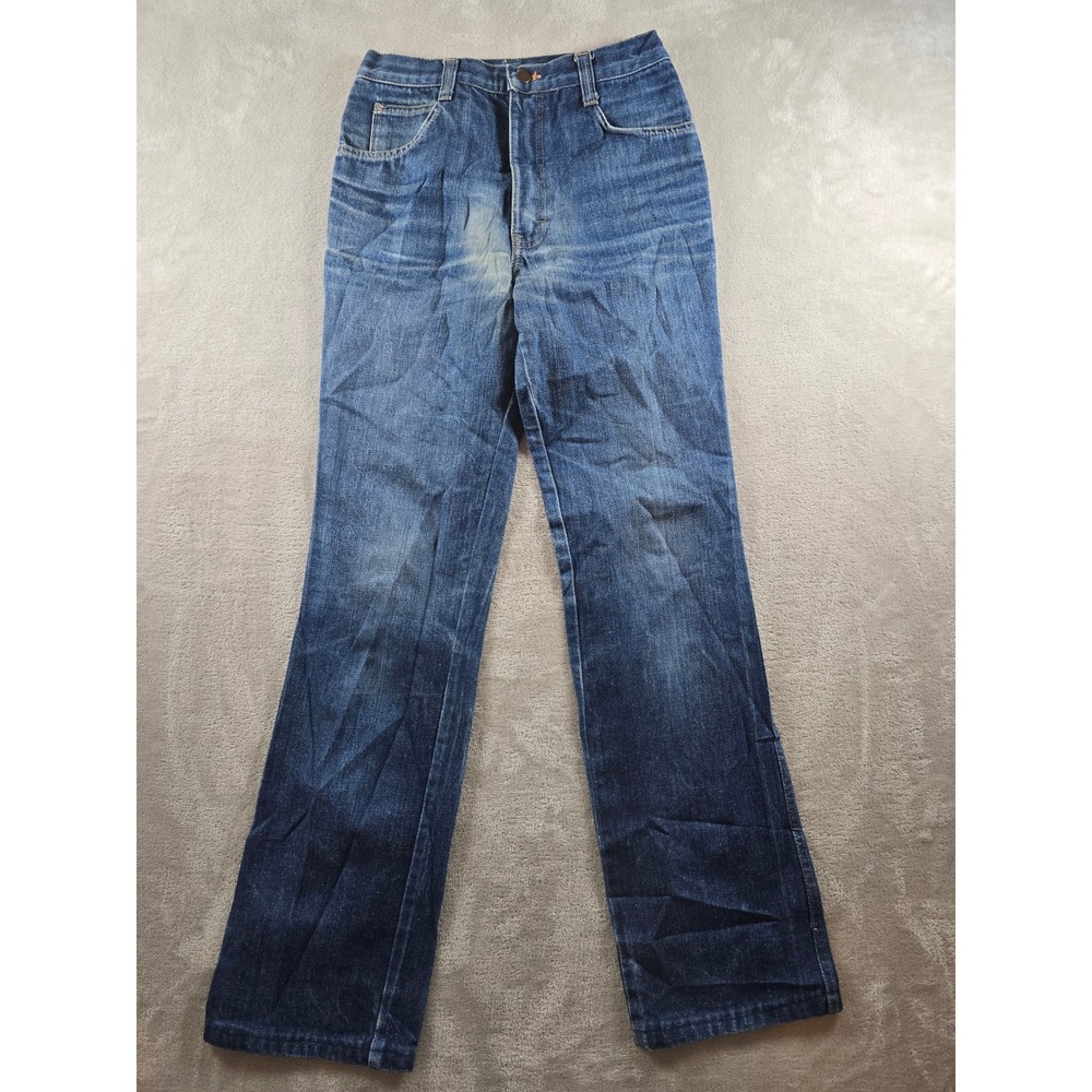 Vintage Bolthon & Cassidy Jeans Womens Size 2 Blue 70s Made‎ In Italy *Read